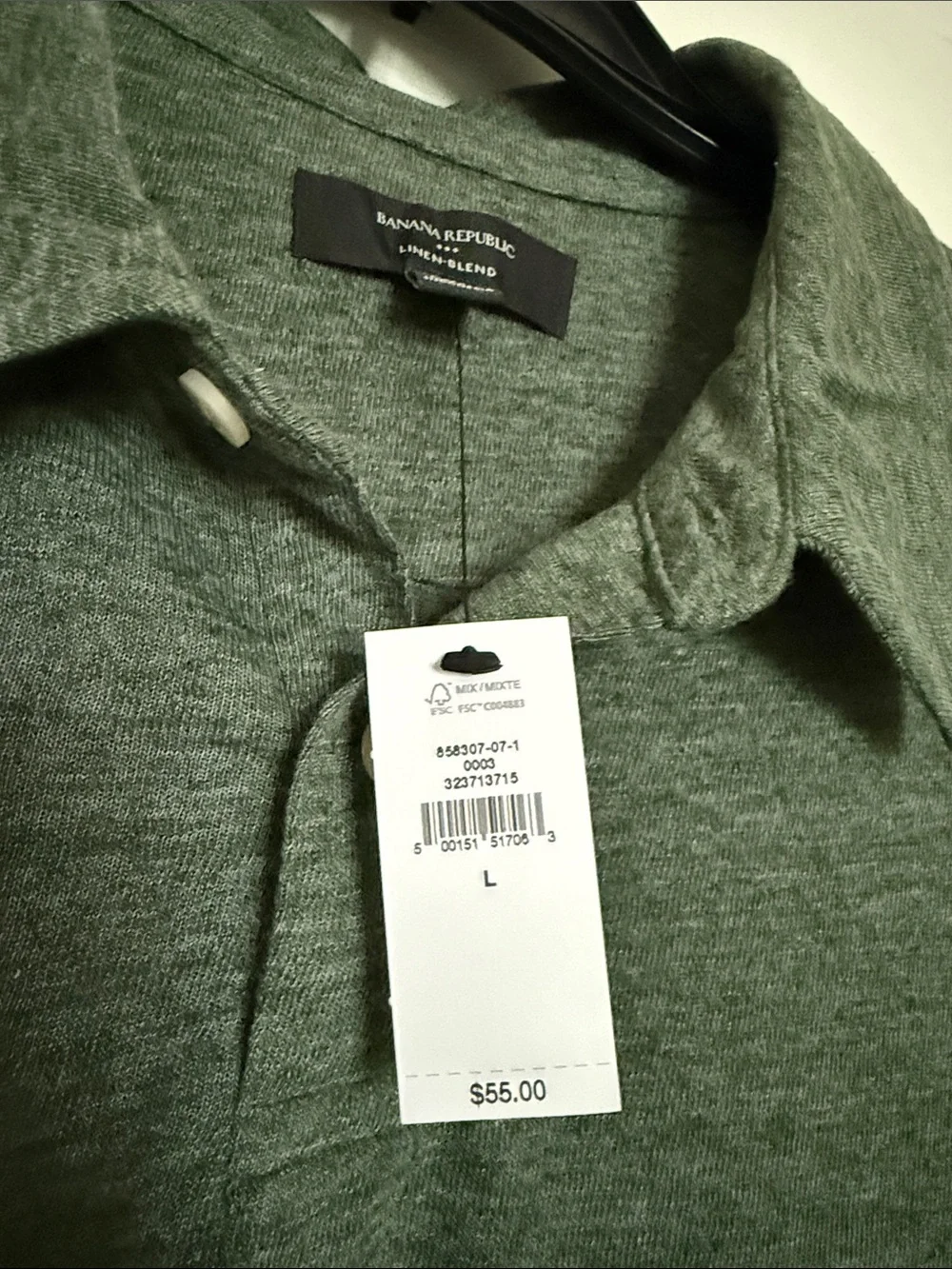 Banana Republic light heathered
